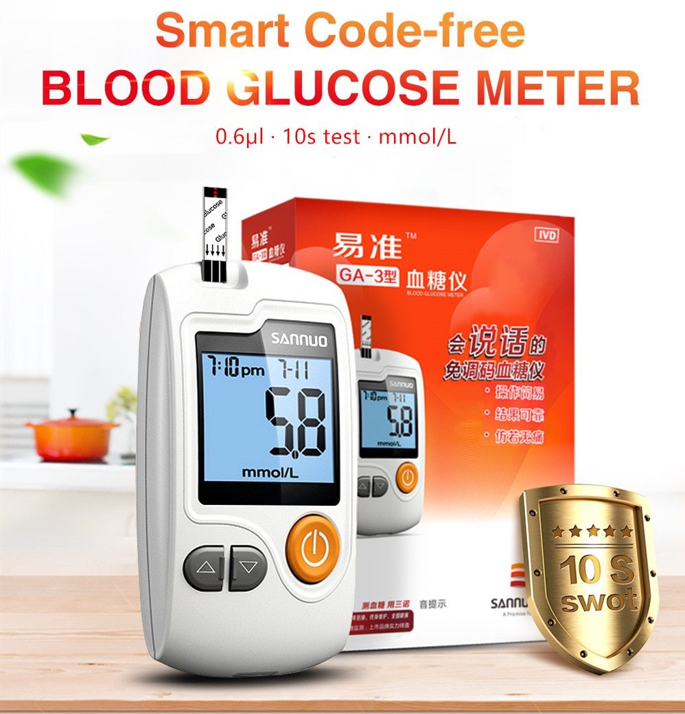 BowLift | Glucometer - Blood Glucose Meter 100 Stips