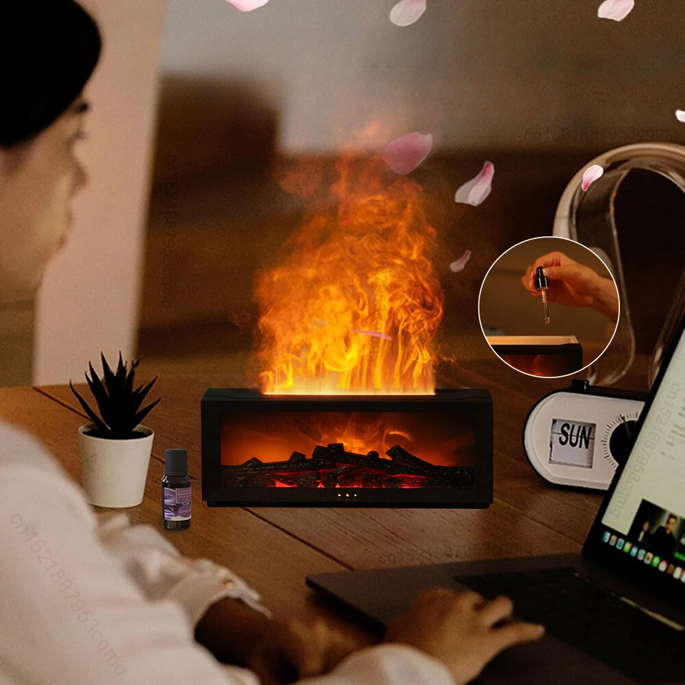 BowLift | Air Humidifier with Flame Effect and Aroma Diffuser