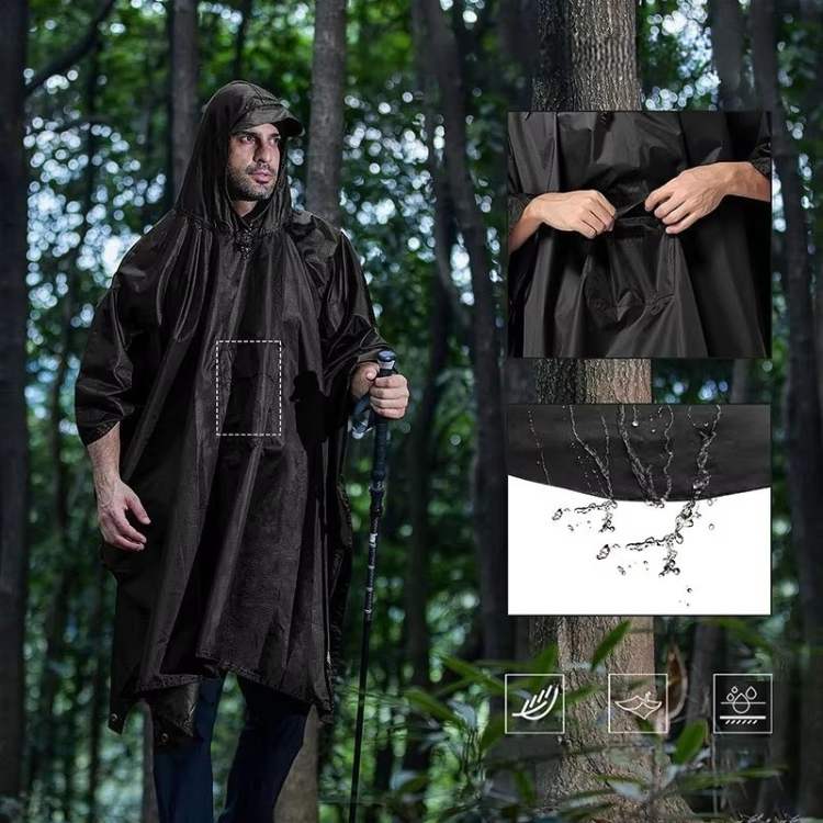 BowLift | All-Terrain Trek Poncho | Waterproof, Packable & Lightweight for Outdoor Adventures and Emergency Preparedness