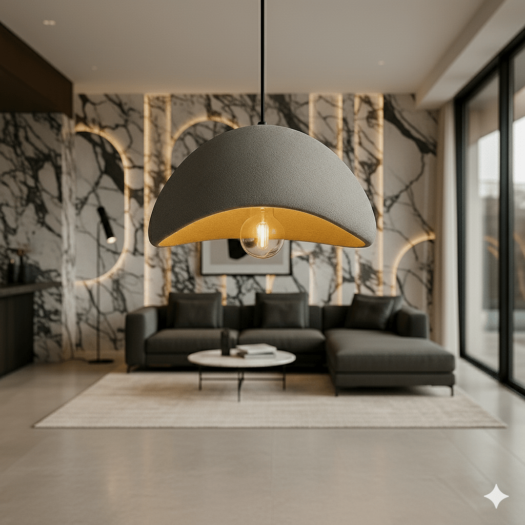 BowLift | AMBRA SHINE – Elegant Pendant Light with Dimmable Warm Glow