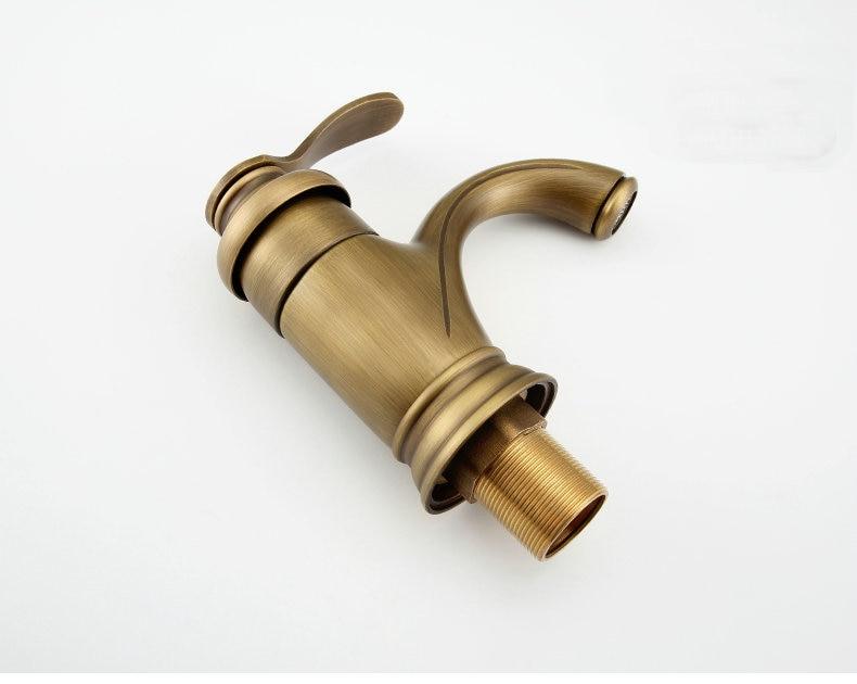 BowLift | Antique Brass Tap Bathroom Fixtures Faucet Sink Mixer Tap