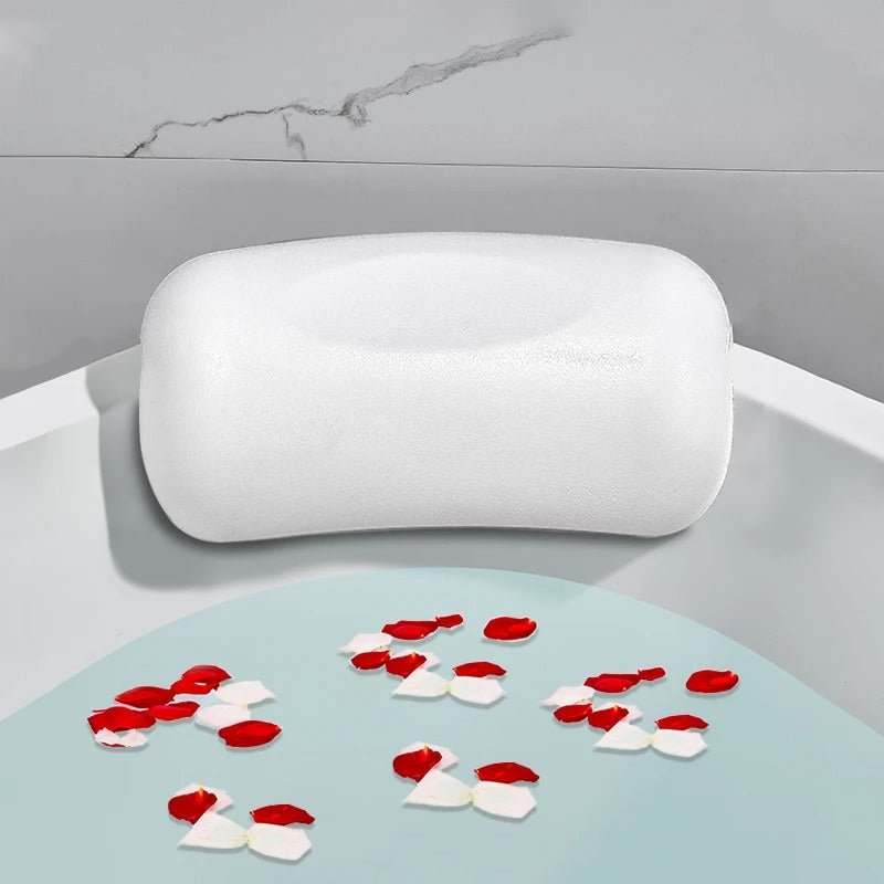 BowLift | AquaCloud Premium Bath Pillow – Ergonomic Neck and Head Support for Spa-Like Relaxation at Home