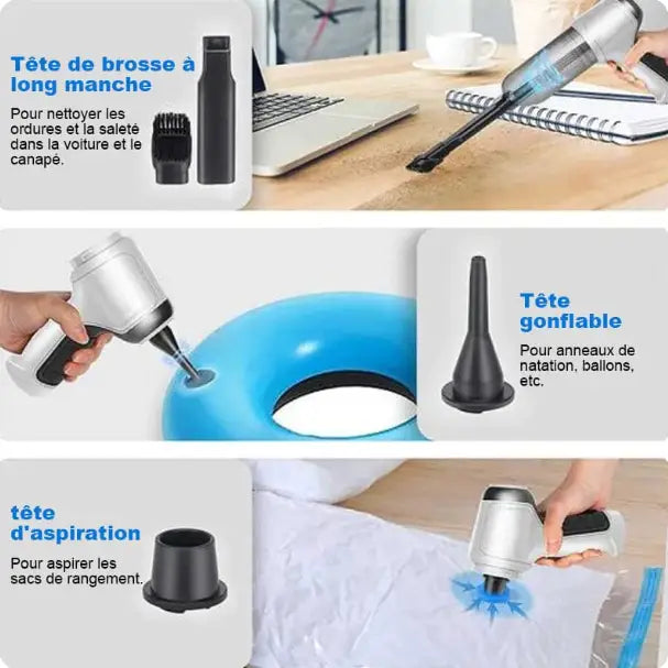 BowLift | Cordless Handheld Vacuum Cleaner for the Car - Strong Suction Power