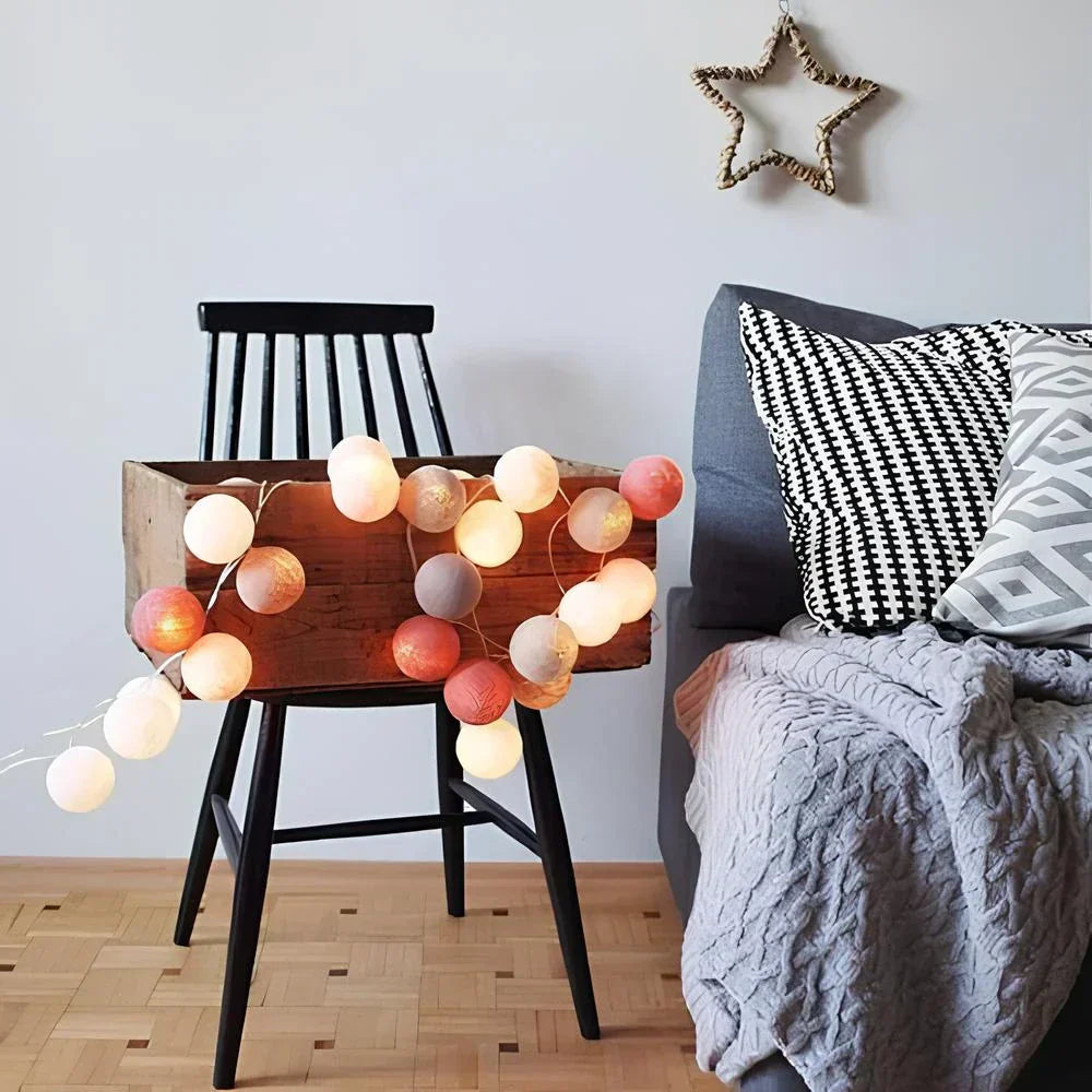 BowLift | Atmospheric Ball String Lights - LumaBreeze