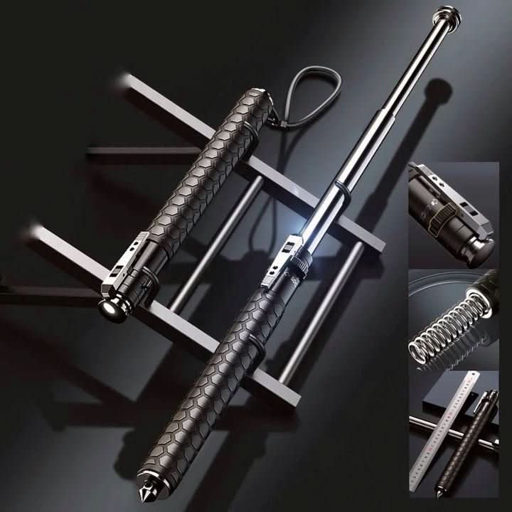 BowLift | Pop-Up Safety Cane | Telescopic Self-Defense Stick for Hiking & Travel