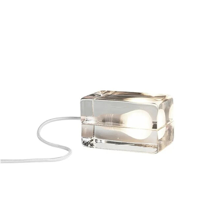 BowLift | Clarylume Glass Table Lamp | Glare-free LED Light | Crystal Clear Design | For Bedroom, Office & Living Room