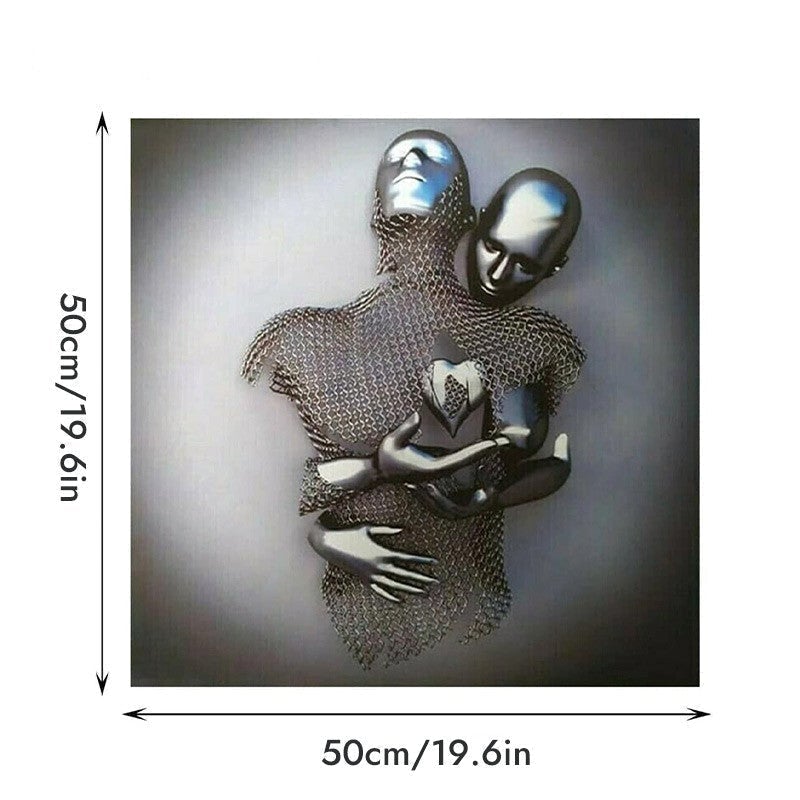 BowLift | Figure statue of metal Art Wall decoration