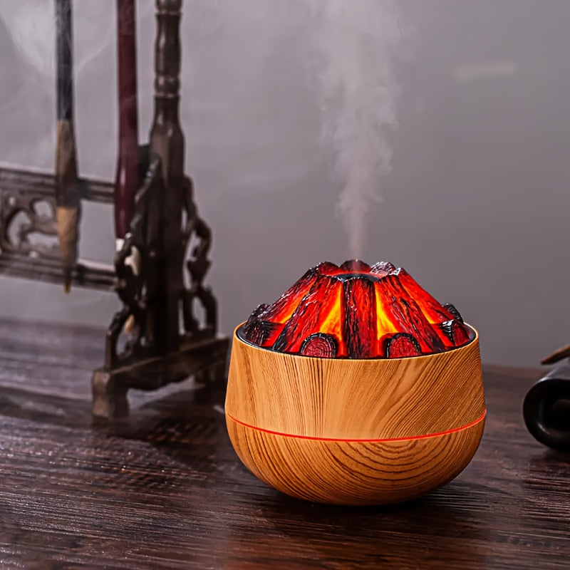 BowLift | Fire Diffuser - Mini simulated charcoal fire air humidifier with realistic flame effect