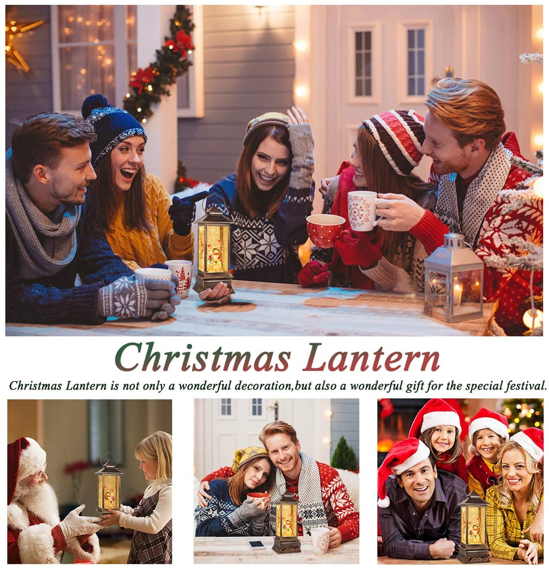 BowLift | LED Lighted Spinning Christmas Lantern