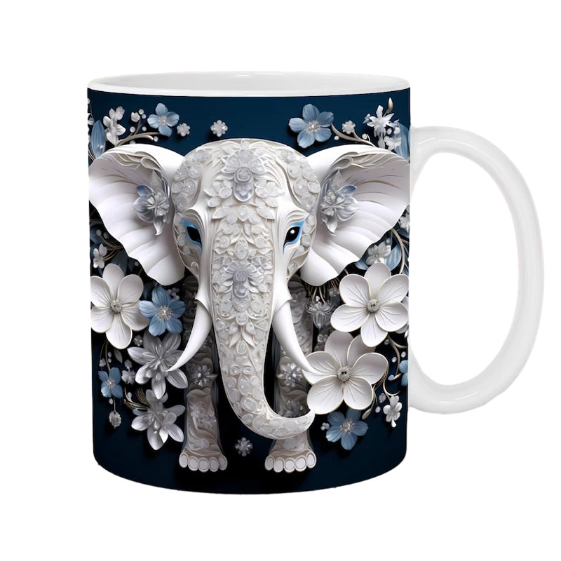 BowLift | 3D Elephant Flower Mug