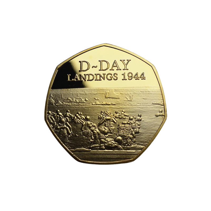 BowLift | D-DAY LANDINGS 1944 24ct Gold Commemorative Coin