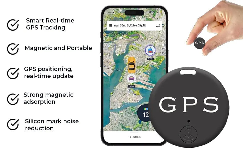 BowLift | Mini GPS Tracker – Discreet Real-Time Tracking Without Subscription