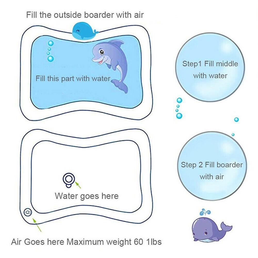 BowLift | Inflatable Water Mat for Babies, 66*50cm
