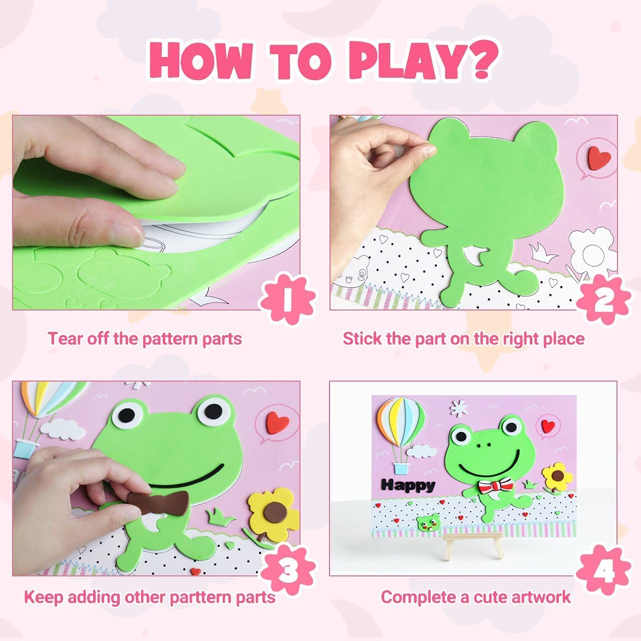 BowLift | 3D Foam Sticker Puzzle Game DIY Animal Children's Education Toys