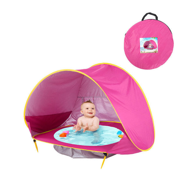 BowLift | Baby tent with UV protection and Mini Pool – SunShell