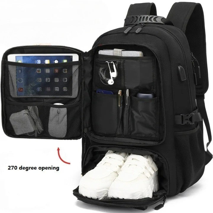 BowLift | Backpack with USB connection and Large Capacity (50-80L) - UrbanTrail