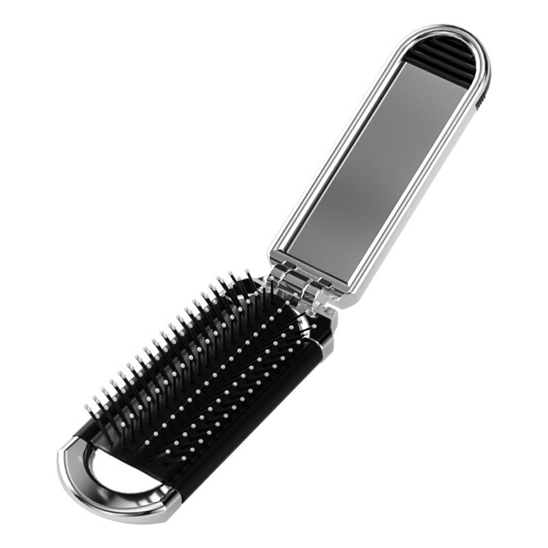 BowLift | MirrorFlex Travel Mirror Hair Brush | Foldable & Compact | Practical Styling on the Go