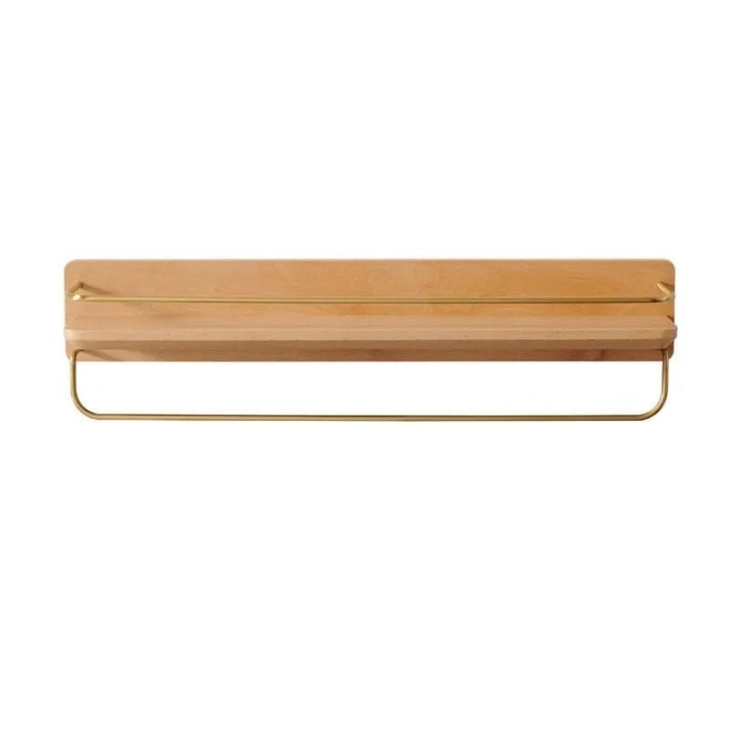 BowLift | BAMBOORA – Bamboo Wall-Mounted Coat Rack with Shelf for Smart Storage