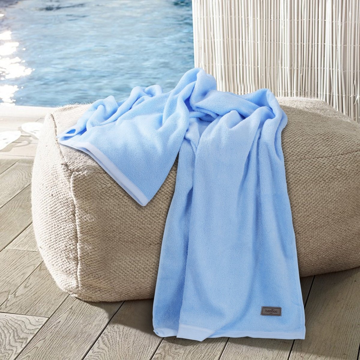 BowLift | Bambora Plush Bath Towel | Extra-soft bamboo fabric for spa, gym, and home use