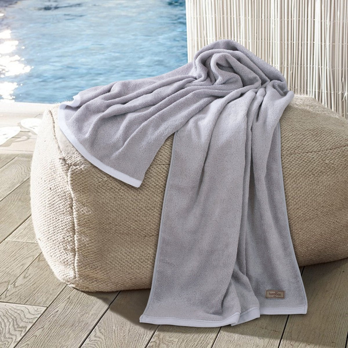 BowLift | Bambora Plush Bath Towel | Extra-soft bamboo fabric for spa, gym, and home use