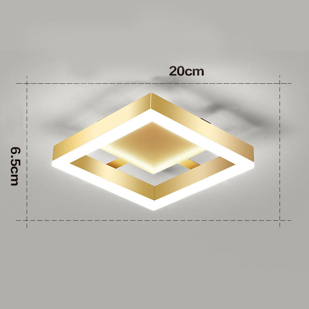 BowLift | Contemporary Gold LED Flush Mount Ceiling Lights