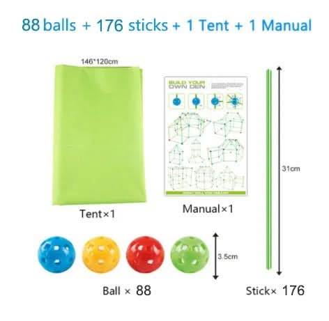 BowLift | Creative tent for playful learning and building