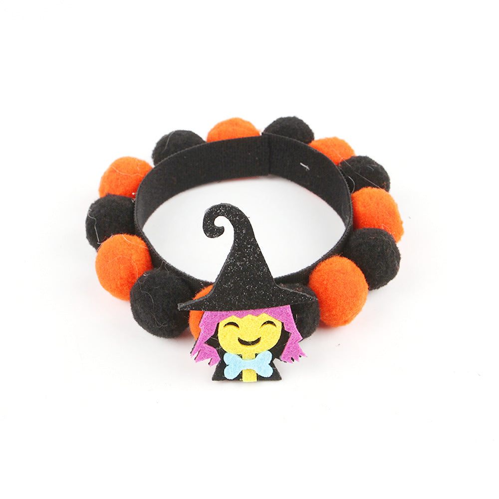 BowLift | Halloween Pet Collar – Adjustable Dog and Cat Neck with Pumpkin and Skull Designs