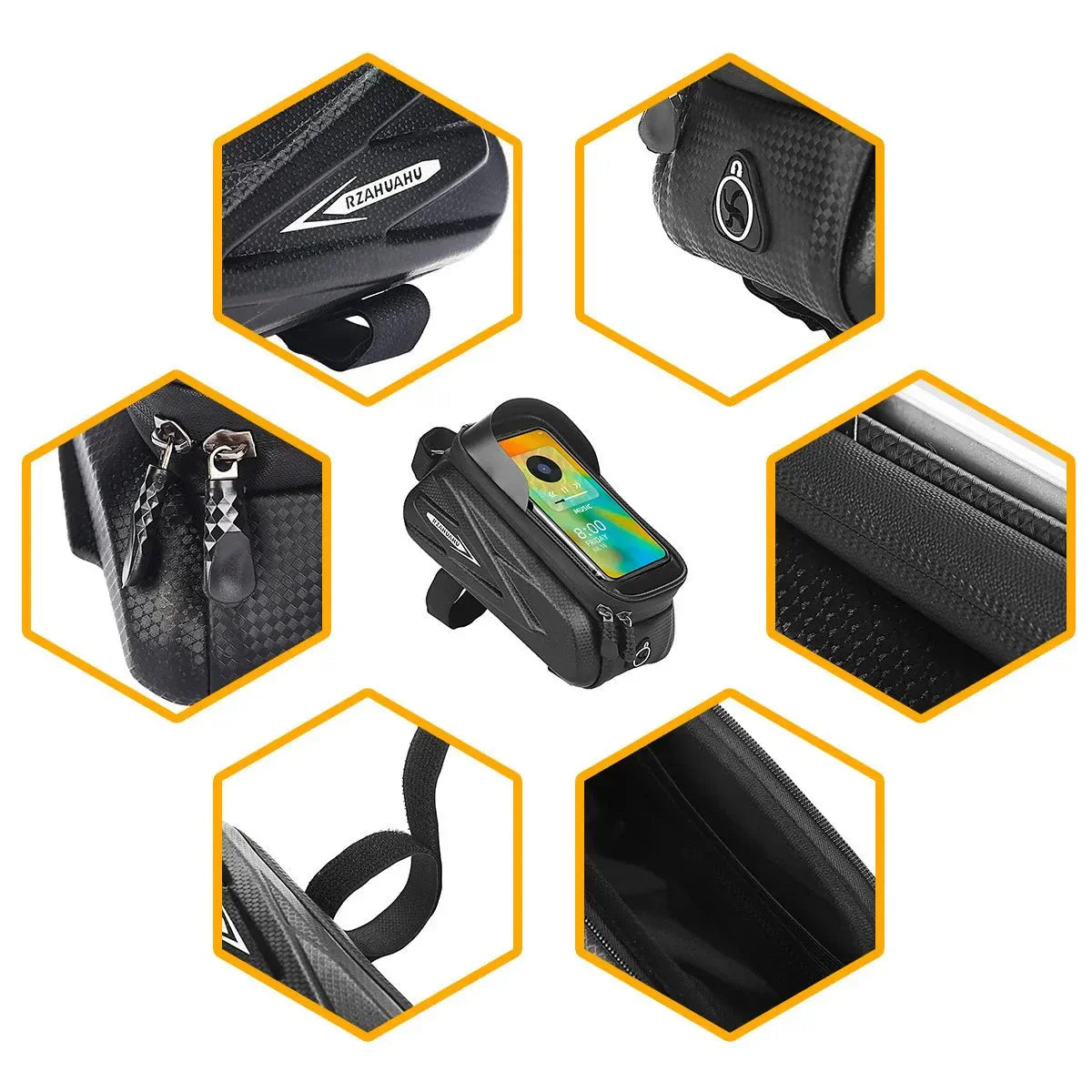 BowLift | BikeGear PRO – Waterproof Bike Bag with Touchscreen & Headphone Port