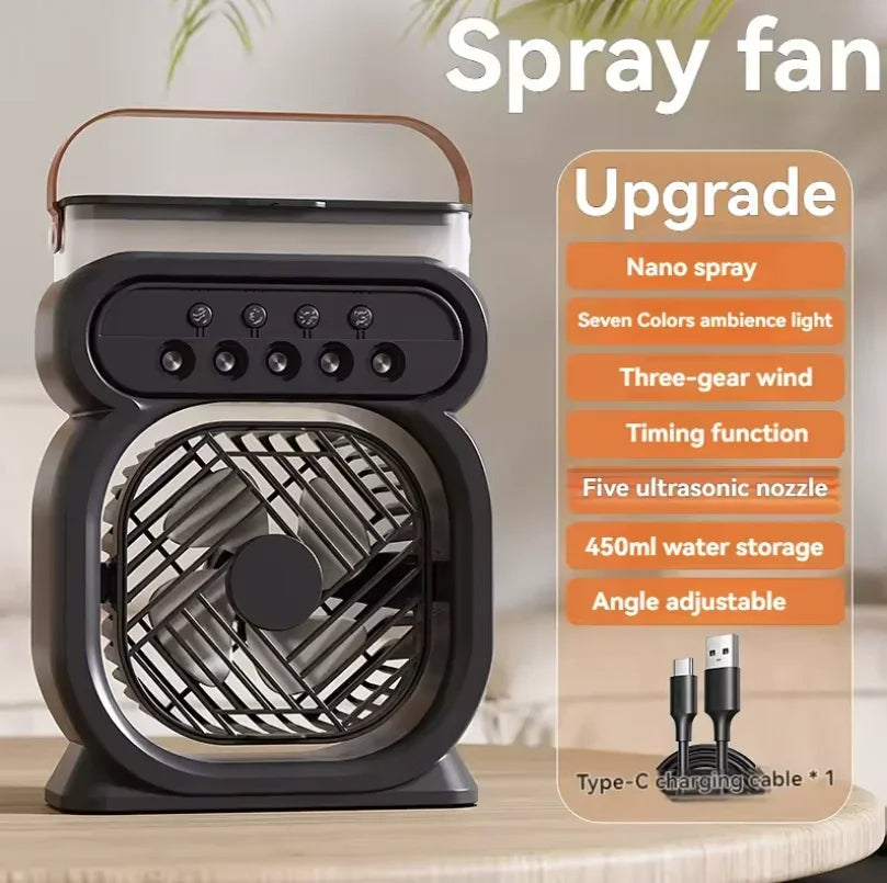 BowLift | 3 in 1 Portable Air Conditioner with Night Light and Humidifier