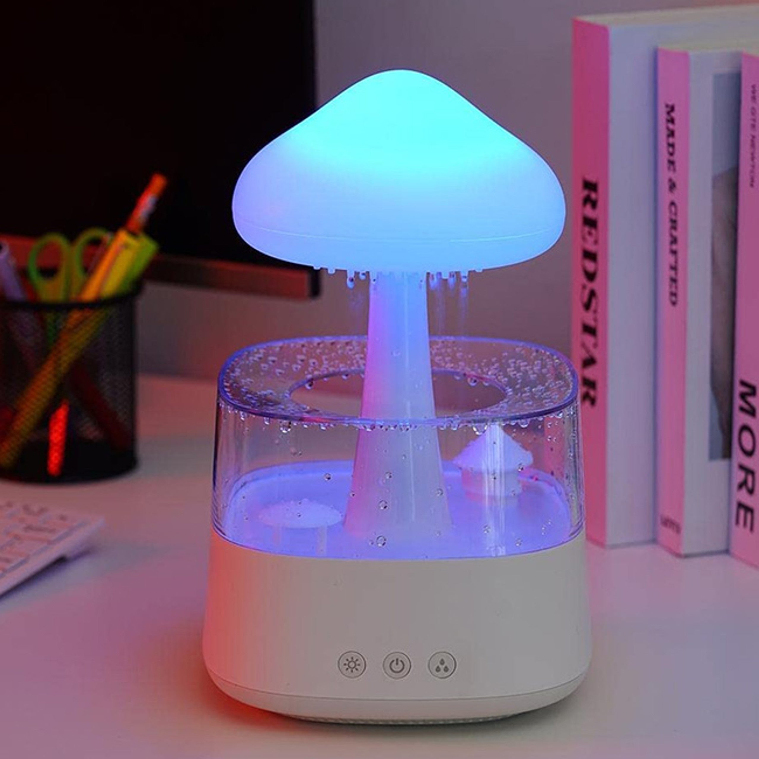 BowLift | Mushroom Cloud Rain Diffuser Relaxing Humidifier - Atumis