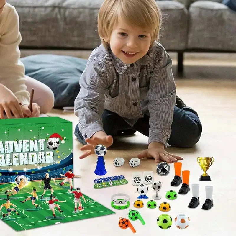 BowLift | BoxCalendar – Advent calendar for children with a football stadium to build yourself