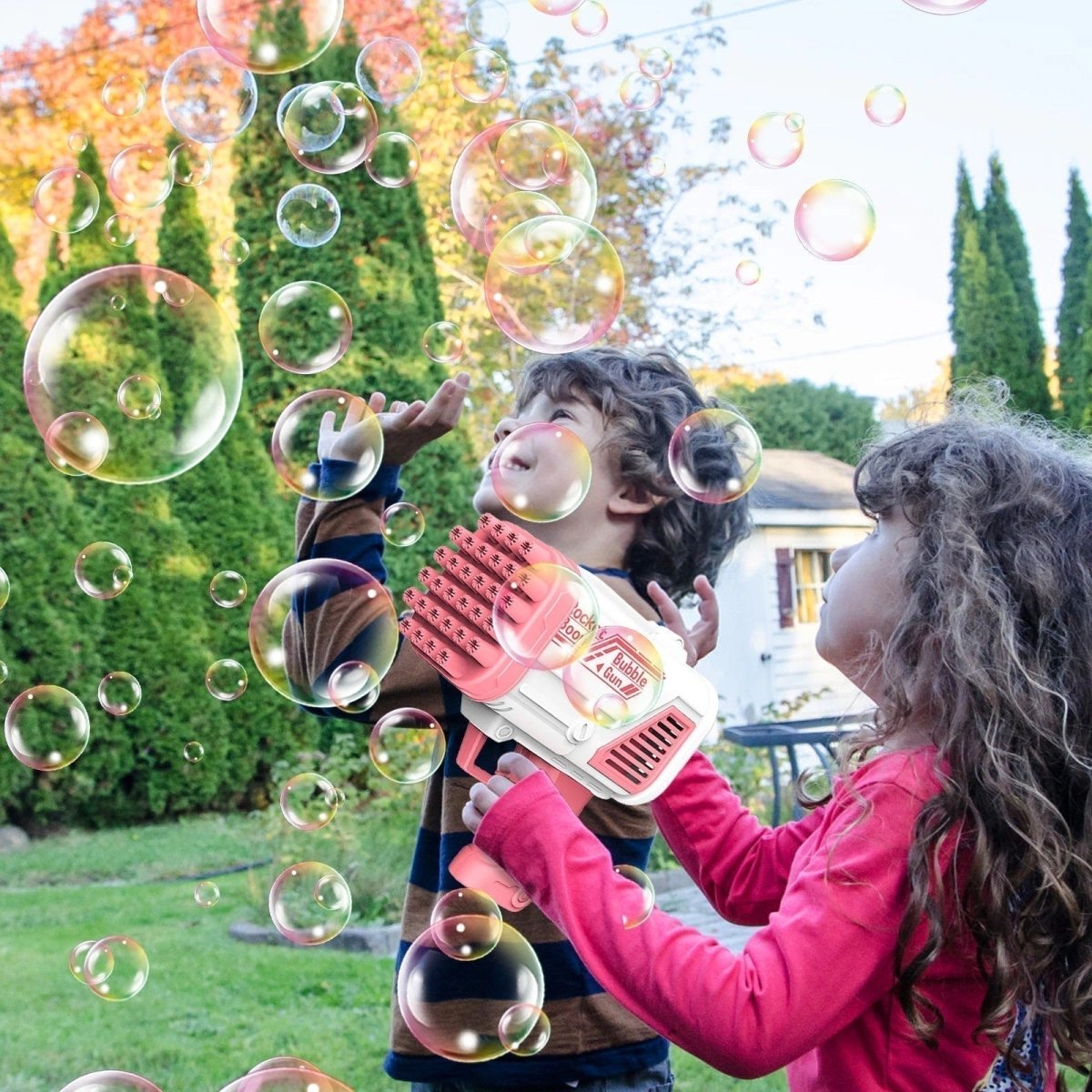 BowLift | BubbleFun – Soap bubble machine without batteries for endless fun