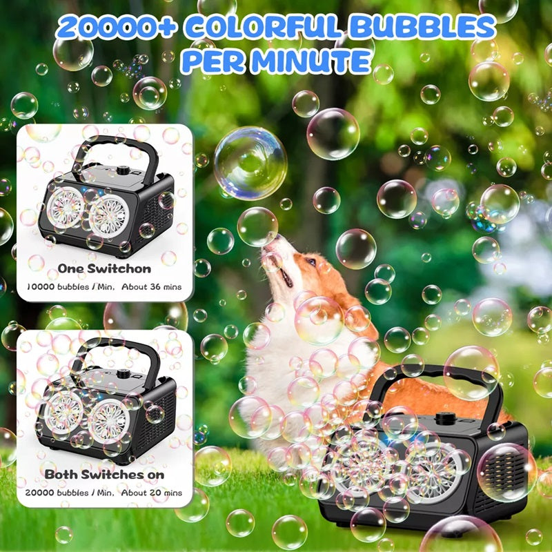BowLift | Electric Bubble Machine with 20,000+ Bubbles Per Minute