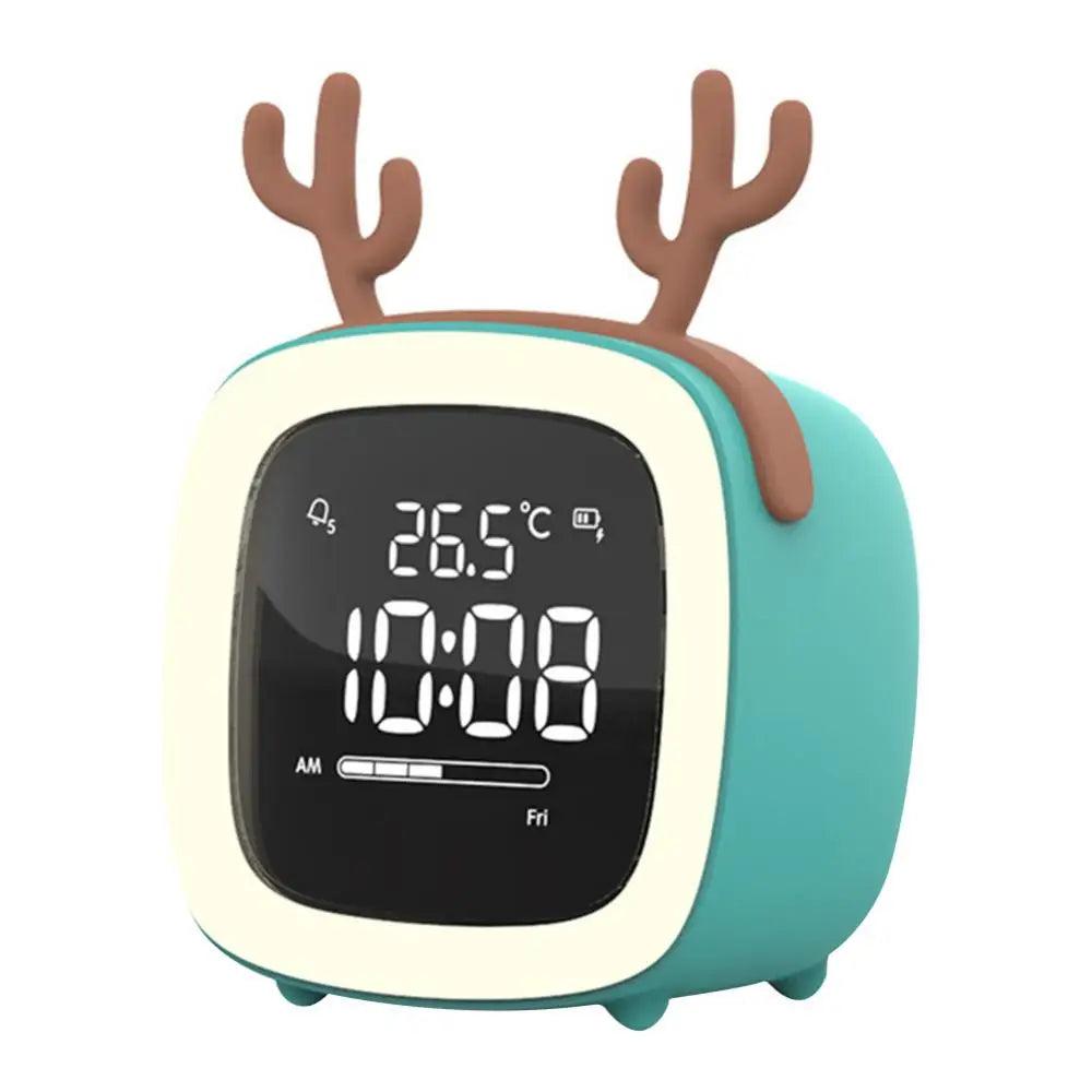 BowLift | BunnyGlow - LED Alarm Clock – Night Light with Digital Display & Timer