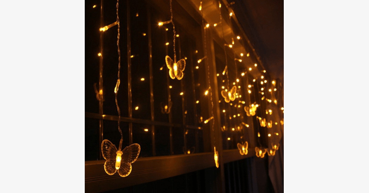 BowLift | 40-LED Party Fairy Butterfly Lights - Battery Powered - Perfect for Parties!