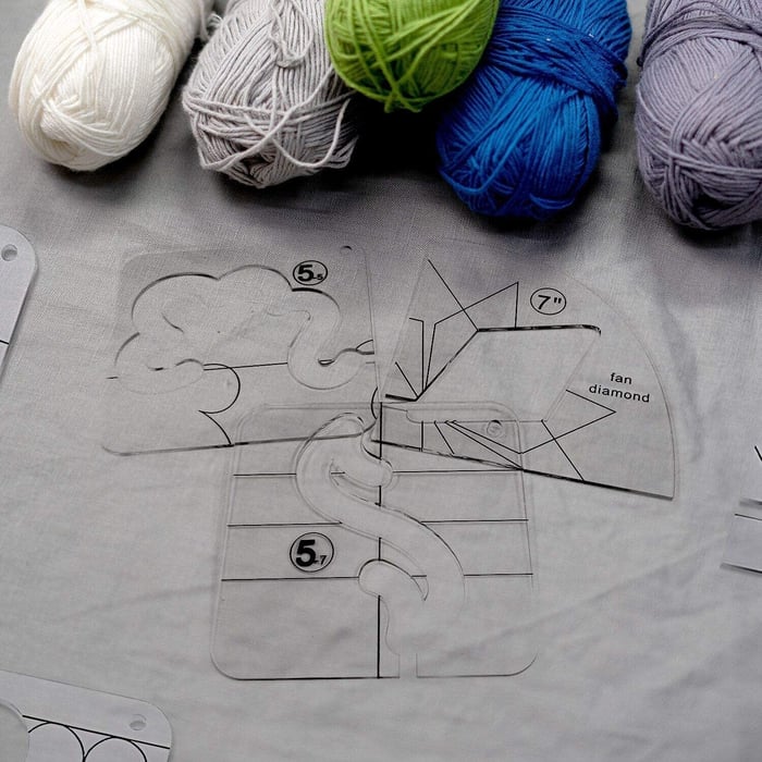 BowLift | Free-Motion Garment Ruler Set(12 PCS)