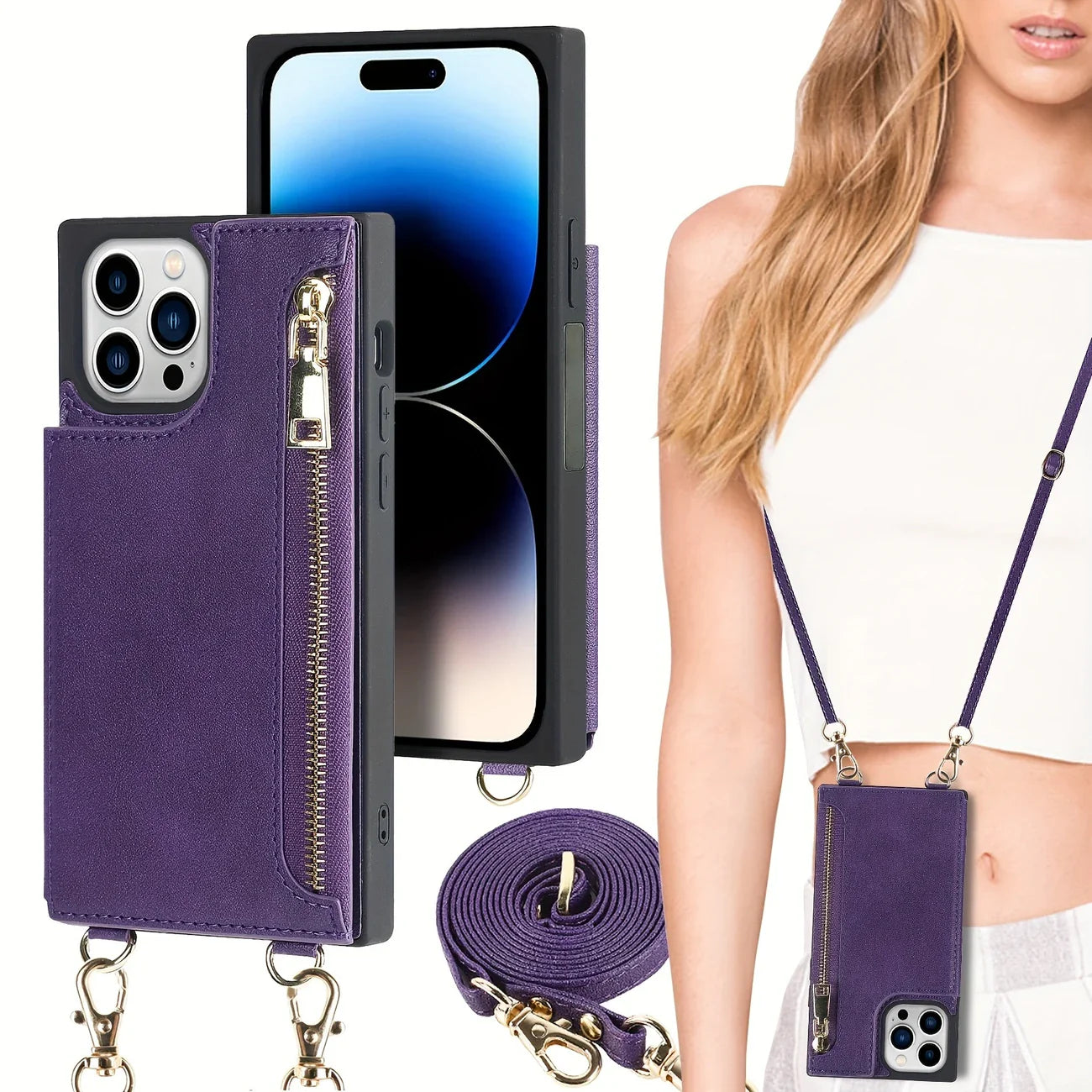 BowLift | 3in1 Phone Case with Card and Coin Pocket Crossbody Bag