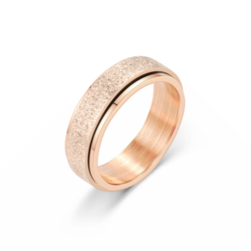 Rotating anxiety rings relieve stress for women and men