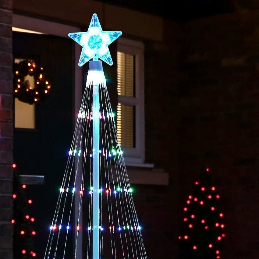BowLift | Christmas – Multicolored LED-animated Outdoor Christmas Tree Light Show
