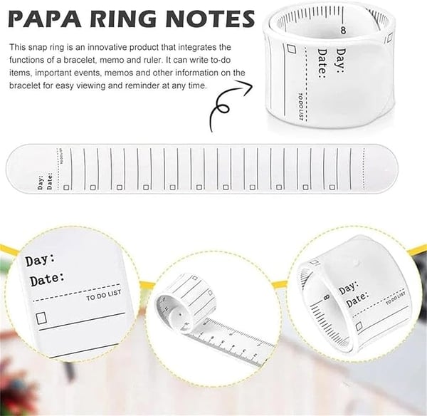 BowLift | Reusable Erasable To Do List Silicone Wristband