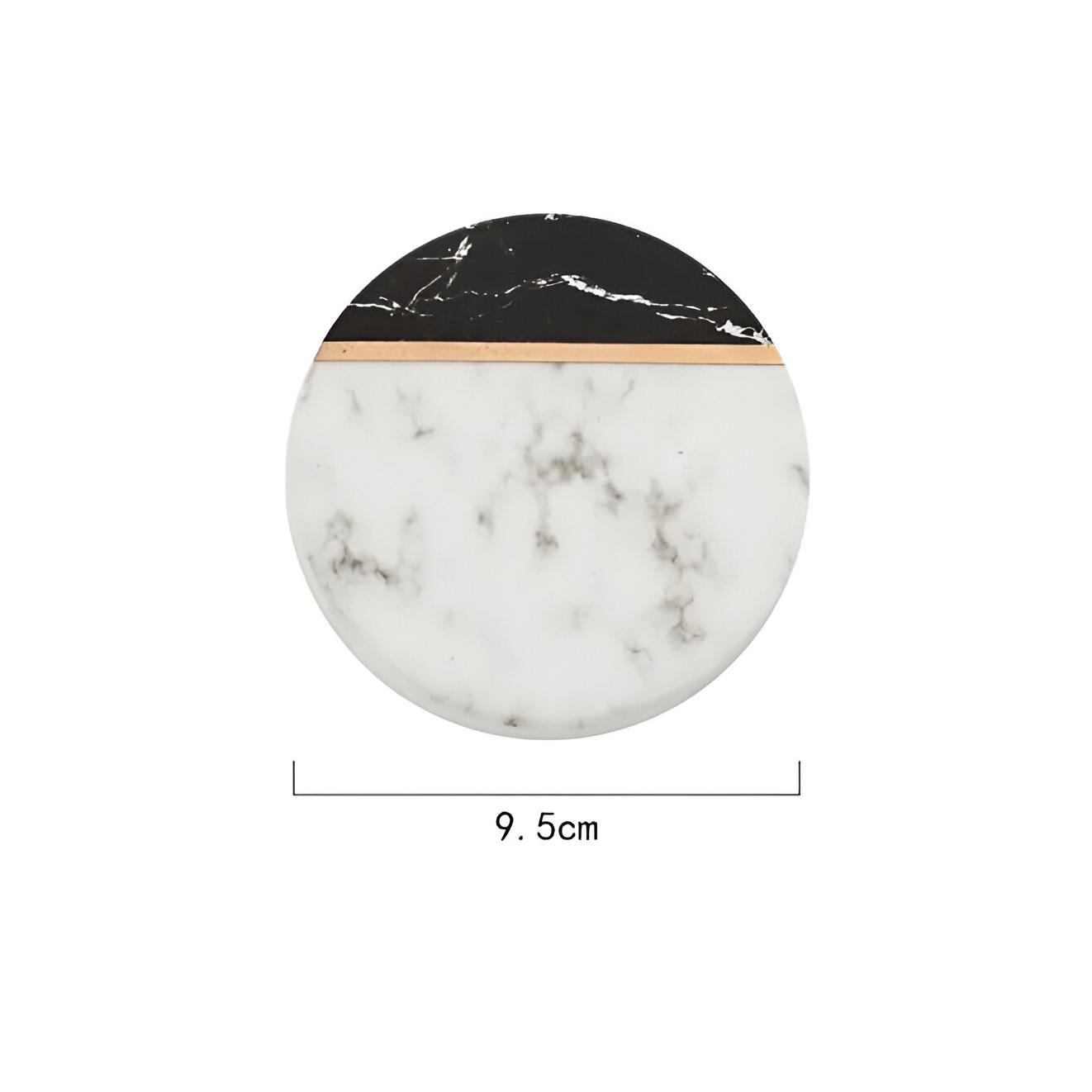 BowLift | Elegant Marble Ceramic Coasters