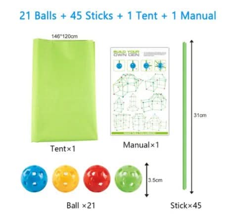 BowLift | Creative tent for playful learning and building