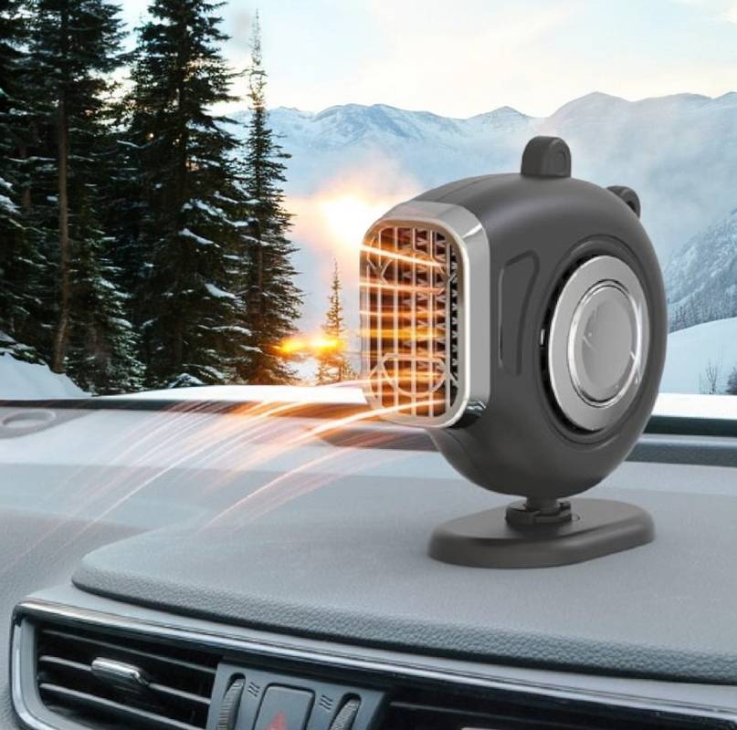 BowLift | 12V Portable Car Heater with 360° Angle Adjustment