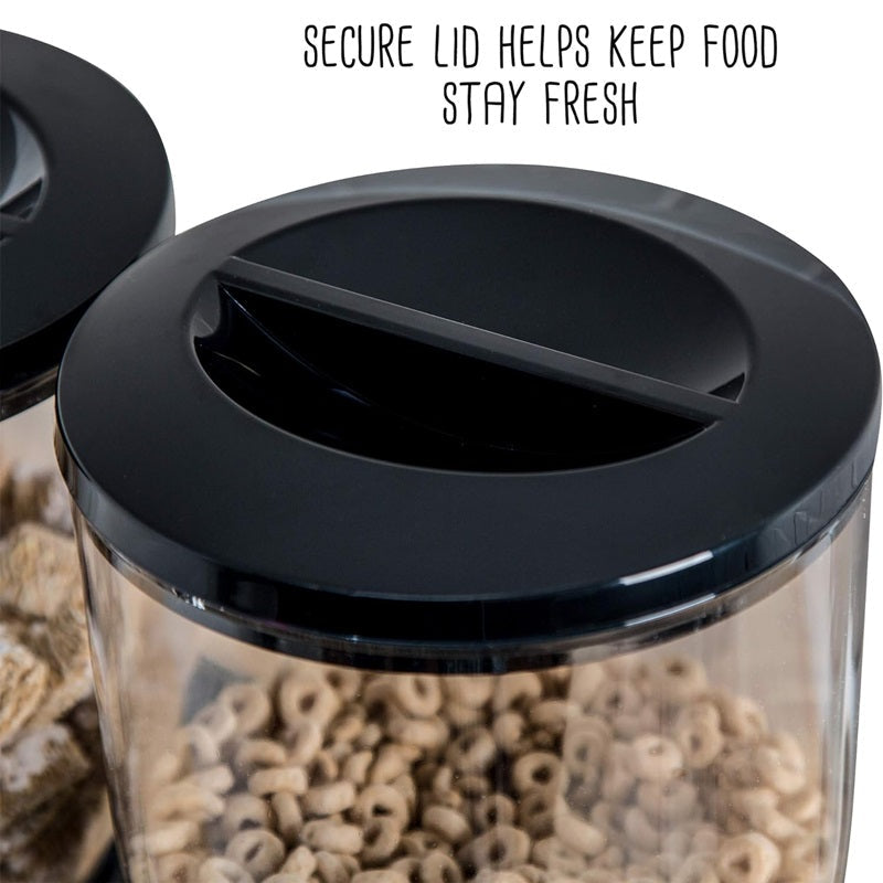 BowLift | Dual Cereal Dispenser, Dry Food Storage Container for Easy Dispensing