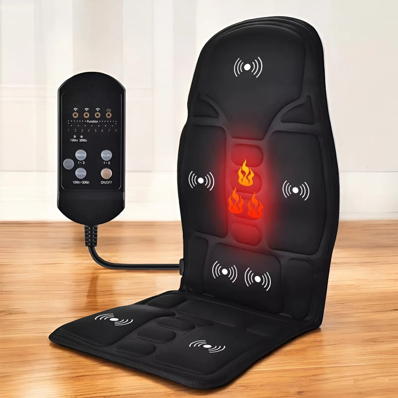 BowLift | Electric Massage Chair Pad with Soothing Heat Therapy - Ideal for Home & Car
