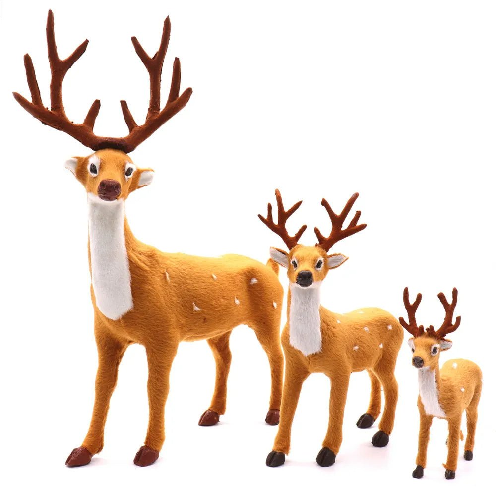 BowLift | Christmas Deer Decor Plush Doll - Sika Deer Ornaments Plush Toys