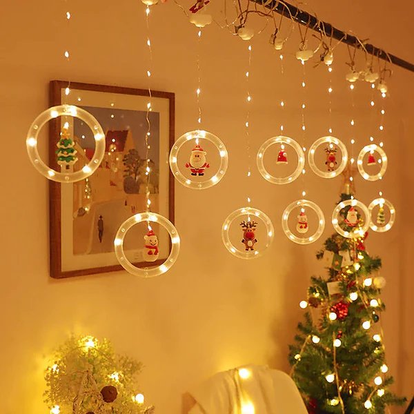 BowLift | Christmas Lights LED Holiday Light - LED Light Fairy Curtain String Lights