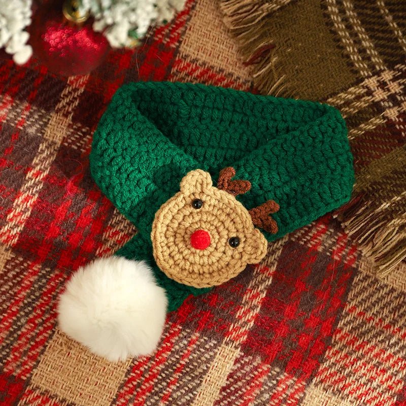 BowLift | Christmas Pet Scarf & Hat – Adorable Red Scarf for Kittens & Puppies, Perfect Holiday Gift & Festive Accessory