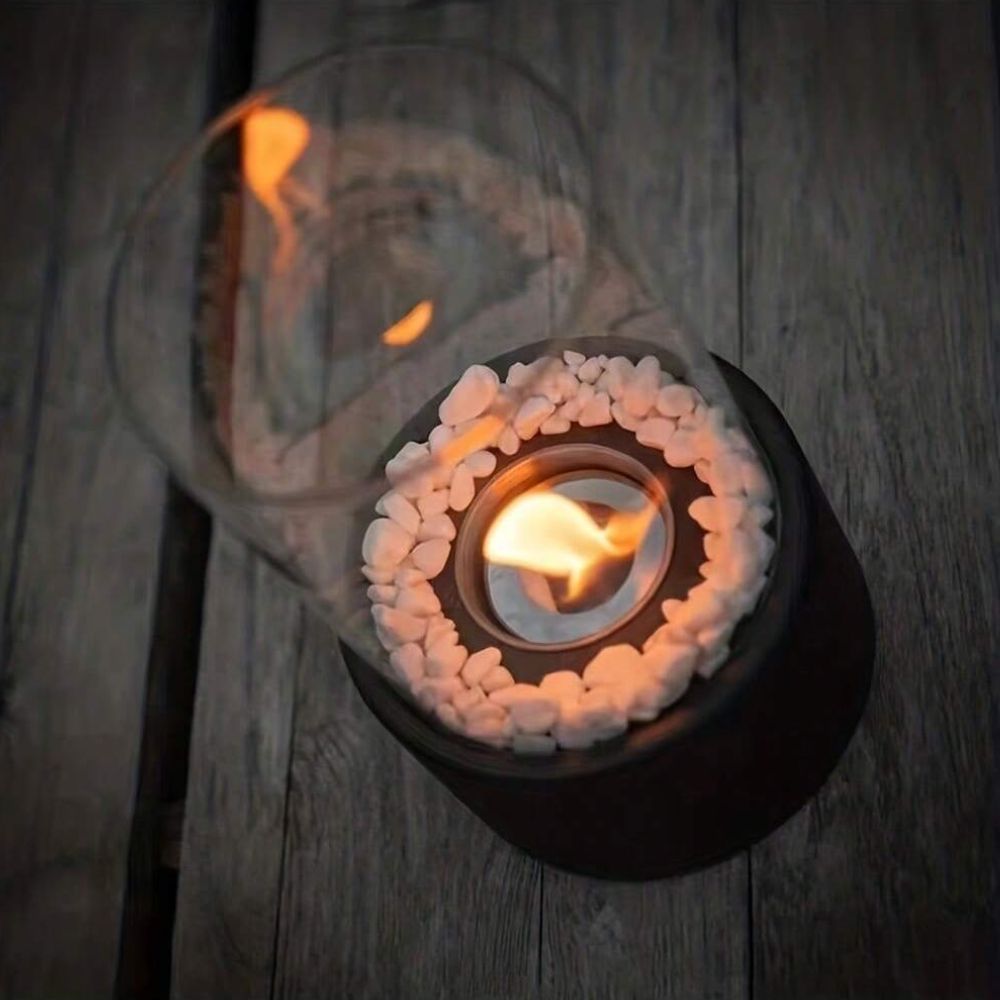 BowLift | Classic Oil Lamp with Open Flame - Lumora