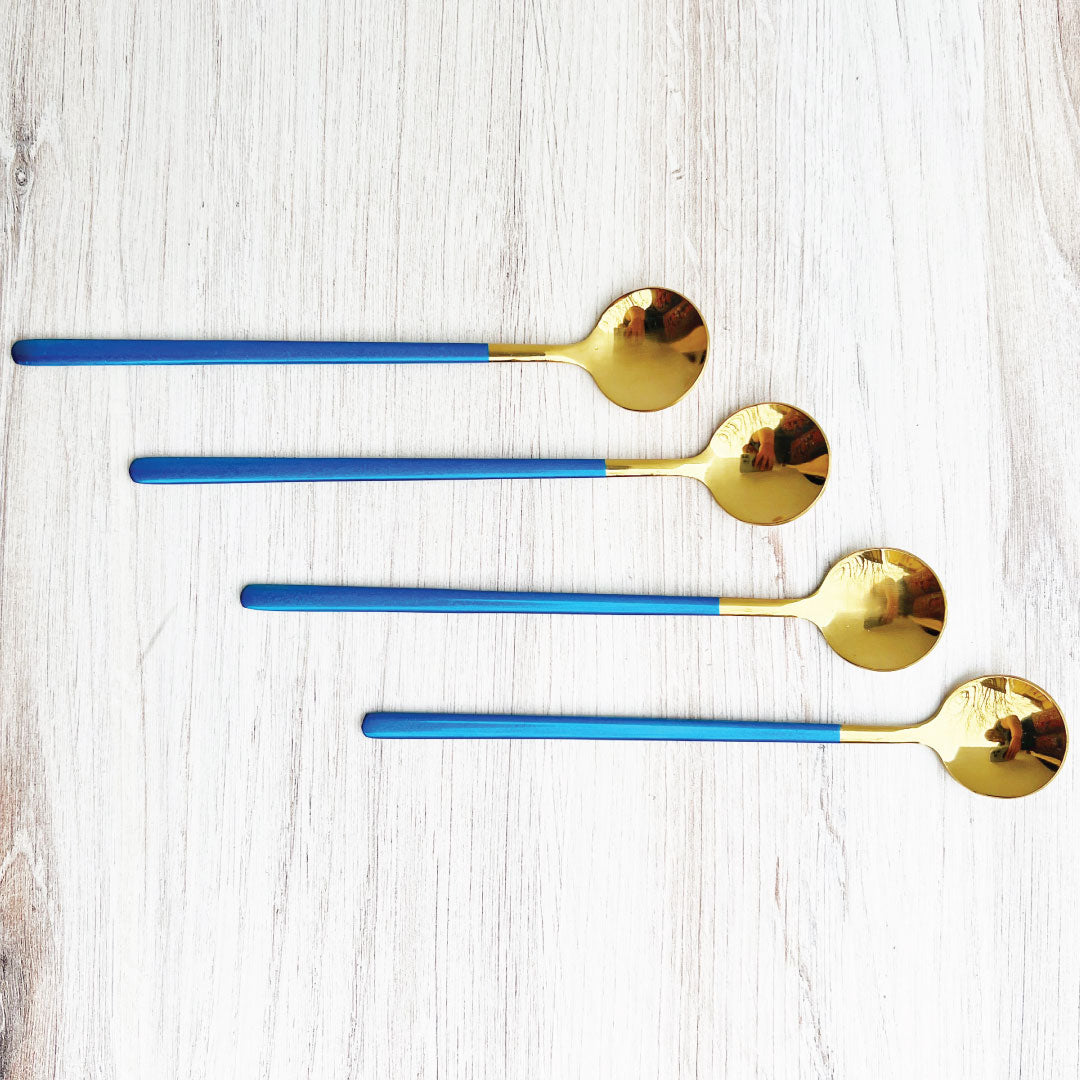 BowLift | Trendy Espresso & Dessert Spoon Set with 4 Pieces